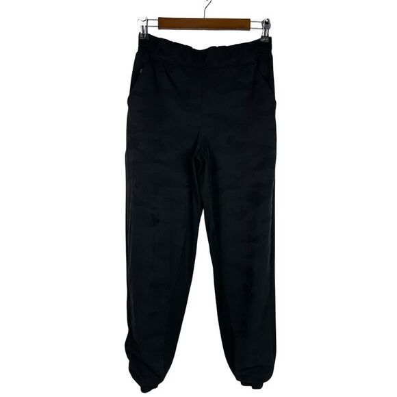 Athleta Brooklyn Lined Camo Jogger Size 2 Black - Picture 2 of 12